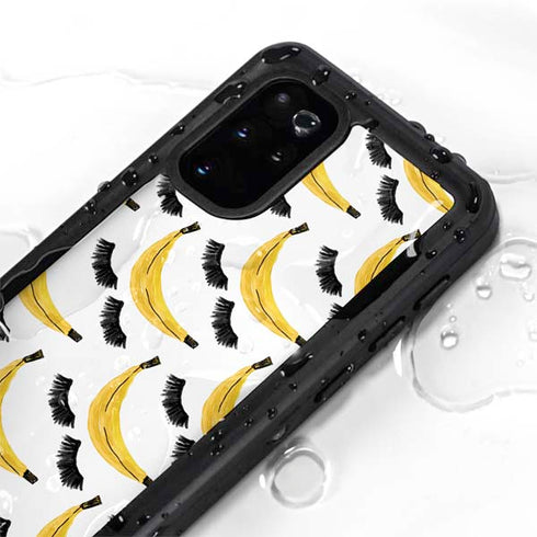 Bouffants and Broken Hearts Banana Lash Galaxy S20 Plus Waterproof Case