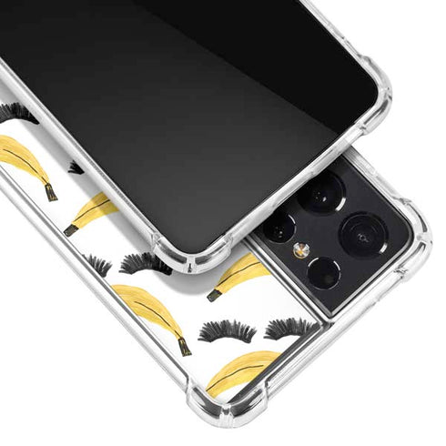 Bouffants and Broken Hearts Banana Lash Galaxy S21 Ultra 5G Clear Case