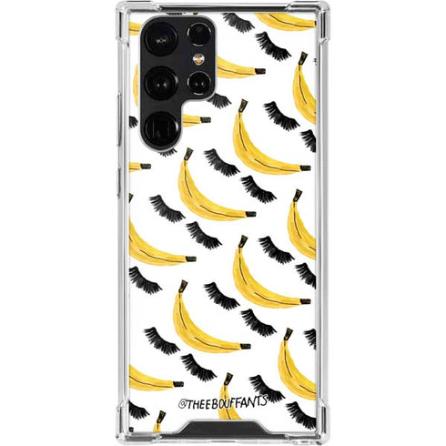 Bouffants and Broken Hearts Banana Lash Galaxy S22 Ultra Clear Case