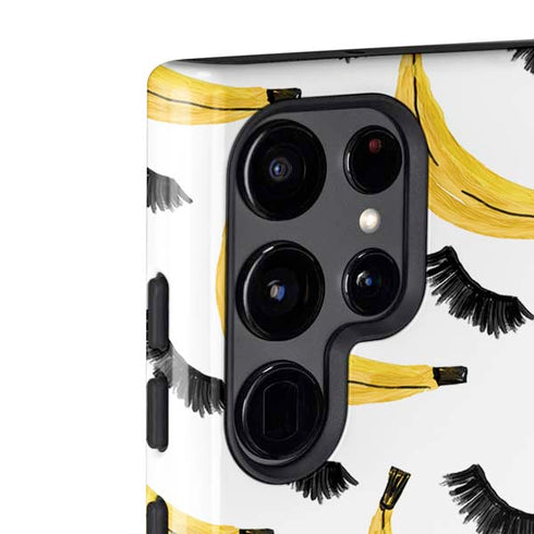 Bouffants and Broken Hearts Banana Lash Galaxy S22 Ultra Pro Case