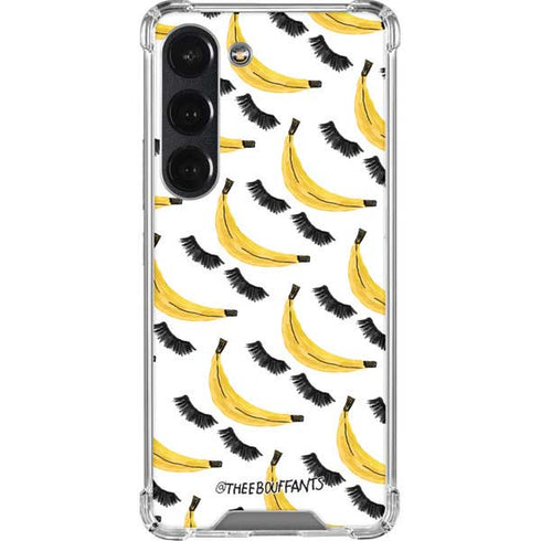 Bouffants and Broken Hearts Banana Lash Galaxy S23 Clear Case