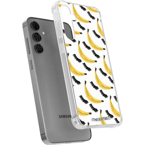 Bouffants and Broken Hearts Banana Lash Galaxy S24 Plus Clear Case