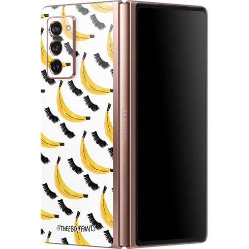 Bouffants and Broken Hearts Banana Lash Galaxy Z Fold2 5G Skin