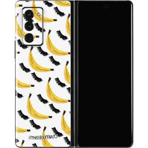 Bouffants and Broken Hearts Banana Lash Galaxy Z Fold2 5G Skin