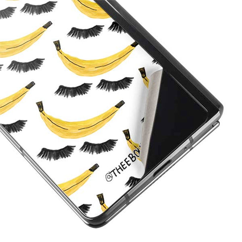 Bouffants and Broken Hearts Banana Lash Galaxy Z Fold2 5G Skin