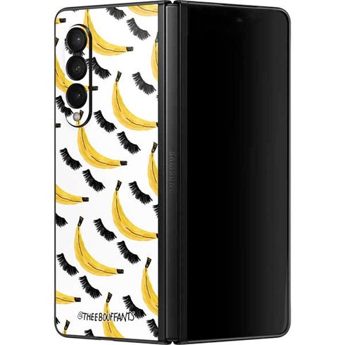 Bouffants and Broken Hearts Banana Lash Galaxy Z Fold3 5G Skin