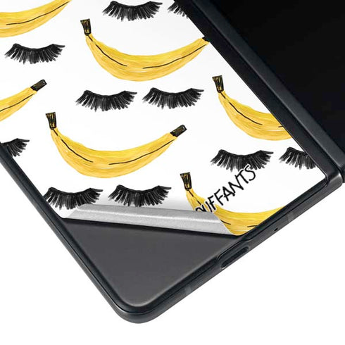 Bouffants and Broken Hearts Banana Lash Galaxy Z Fold3 5G Skin