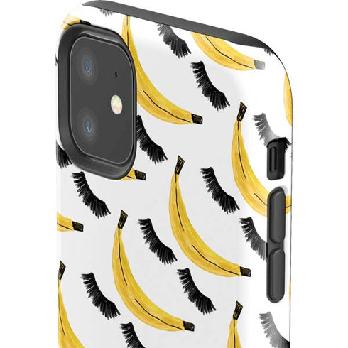 Bouffants and Broken Hearts Banana Lash iPhone 11 Impact Case