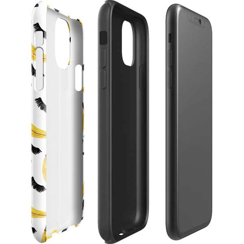 Bouffants and Broken Hearts Banana Lash iPhone 11 Impact Case