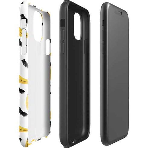 Bouffants and Broken Hearts Banana Lash iPhone 11 Pro Max Impact Case