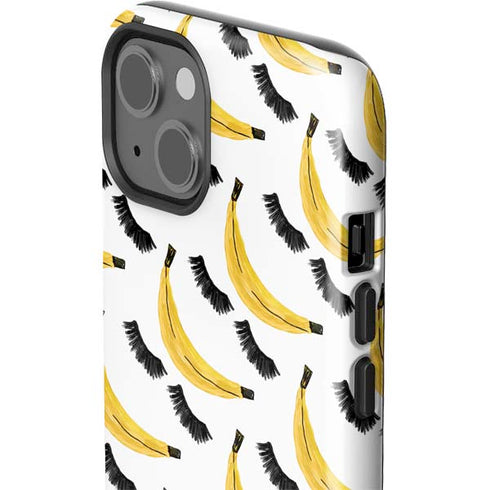 Bouffants and Broken Hearts Banana Lash iPhone 15 Plus Impact Case