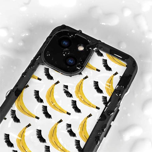 Bouffants and Broken Hearts Banana Lash iPhone 15 Waterproof Case