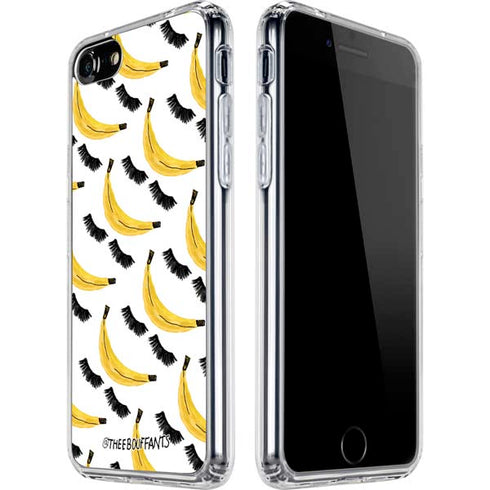 Bouffants and Broken Hearts Banana Lash iPhone SE (2nd & 3rd Gen) Clear Case
