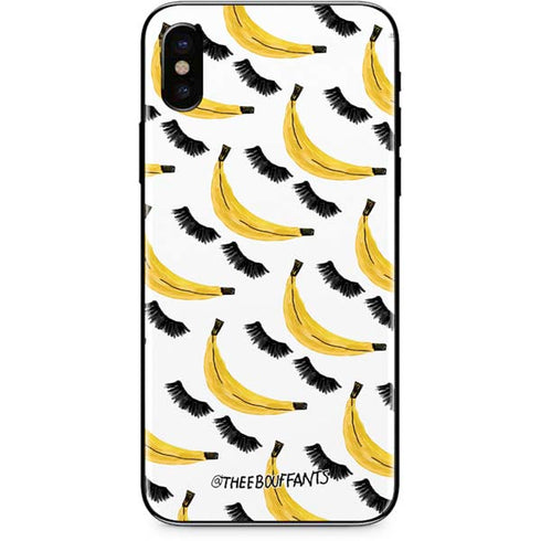 Bouffants and Broken Hearts Banana Lash iPhone X Skin