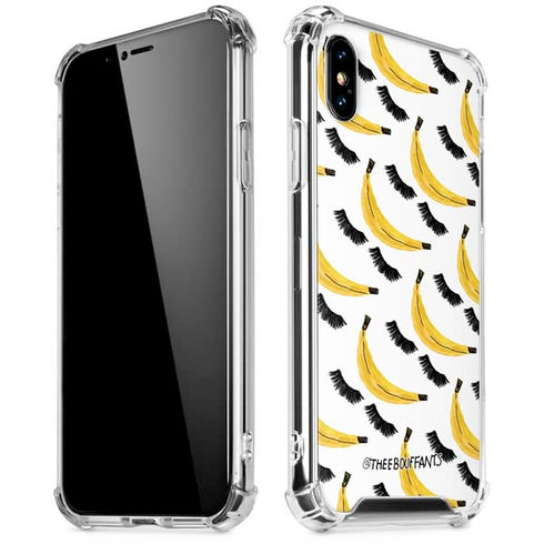 Bouffants and Broken Hearts Banana Lash iPhone XS Max Clear Case