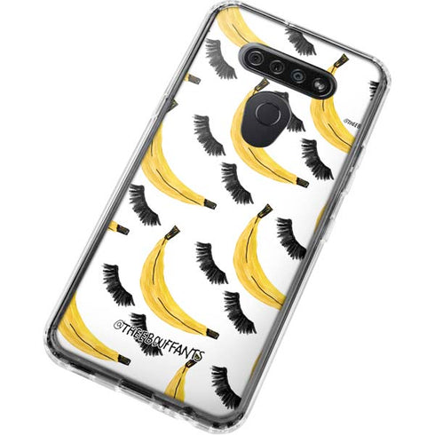Bouffants and Broken Hearts Banana Lash LG K51/Q51 Clear Case