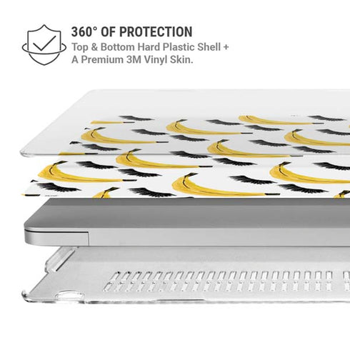 Bouffants and Broken Hearts Banana Lash MacBook Pro 13in (2020) Case plus Skin