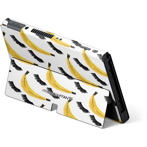Bouffants and Broken Hearts Banana Lash Nintendo Switch OLED (2021) Skin