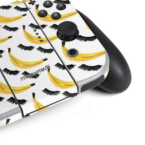 Bouffants and Broken Hearts Banana Lash Nintendo Switch OLED (2021) Skin
