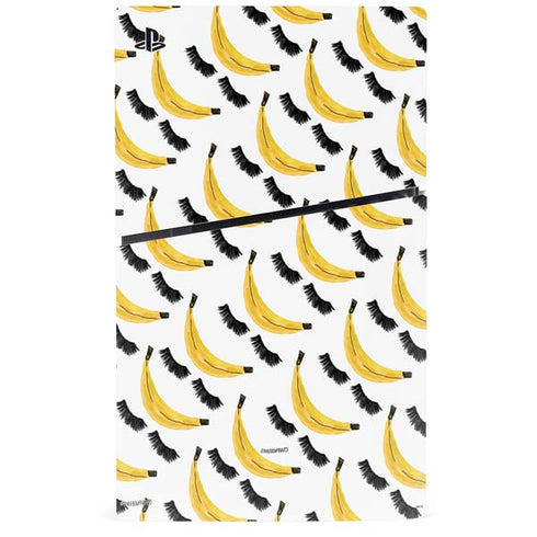 Bouffants and Broken Hearts Banana Lash PS5 Slim Disk Console Skin