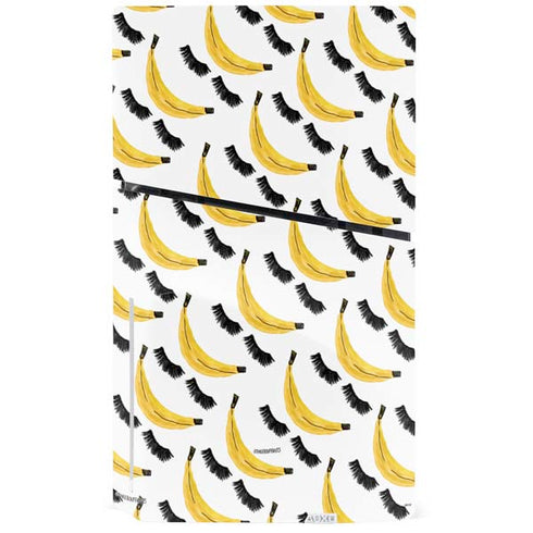 Bouffants and Broken Hearts Banana Lash PS5 Slim Disk Console Skin