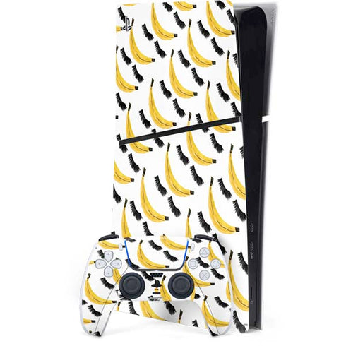 Bouffants and Broken Hearts Banana Lash PS5 Slim Digital Edition Console Skin
