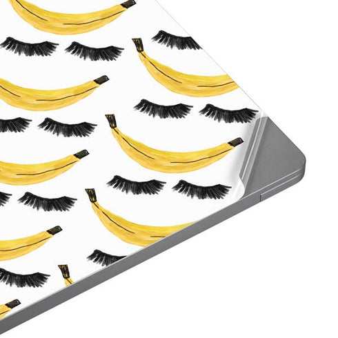Bouffants and Broken Hearts Banana Lash Universal Laptop 11in (8.8 x 6.2in) Skin
