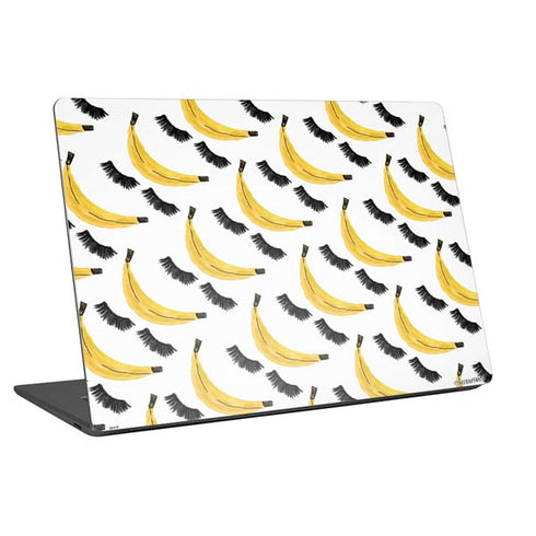 Bouffants and Broken Hearts Banana Lash Universal Laptop 12in (9.8 x 6.8in) Skin
