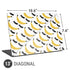 Bouffants and Broken Hearts Banana Lash Universal Laptop 13in (10.6 x 7.6in) Skin