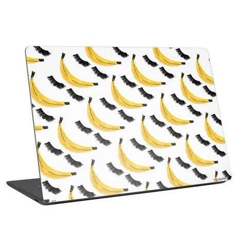 Bouffants and Broken Hearts Banana Lash Universal Laptop 18in (14.6 x 10.6in) Skin