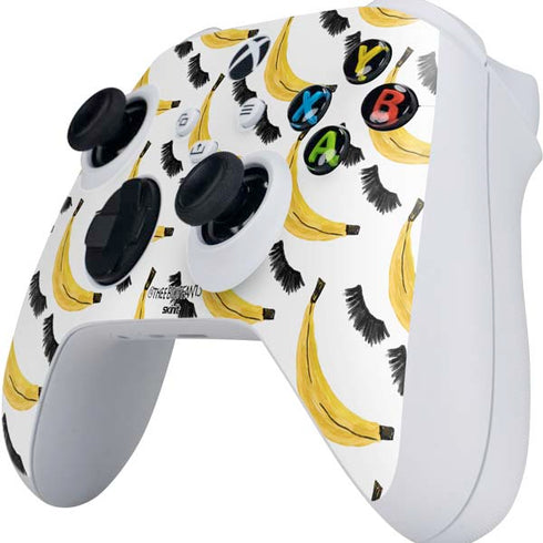 Bouffants and Broken Hearts Banana Lash Xbox Series S Controller Skin