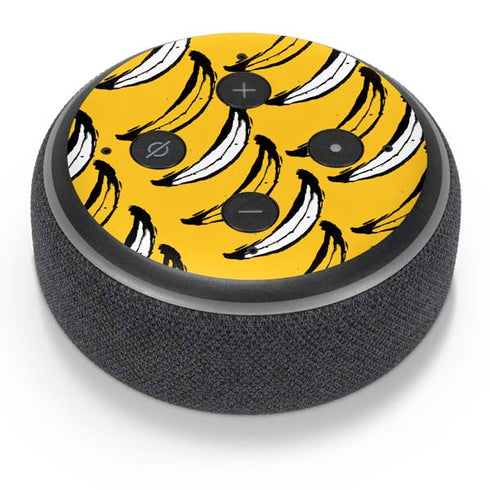 Bouffants and Broken Hearts Bananas Amazon Echo Dot Skin