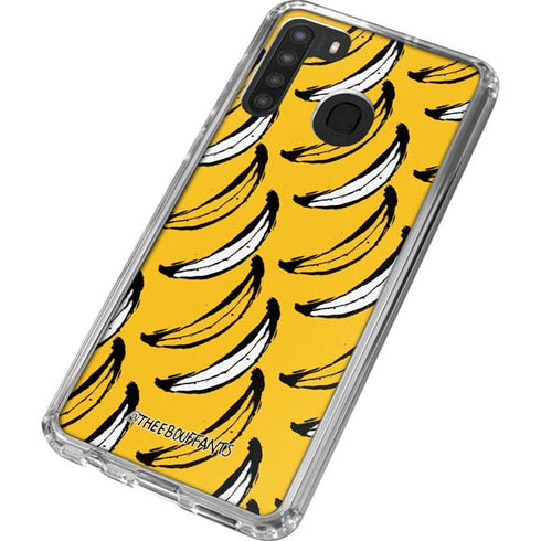 Bouffants and Broken Hearts Bananas Galaxy A21 Clear Case