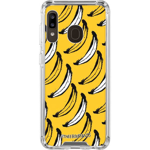 Bouffants and Broken Hearts Bananas Galaxy A30 Clear Case