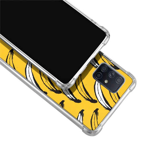 Bouffants and Broken Hearts Bananas Galaxy A71 5G Clear Case