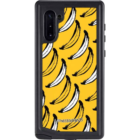 Bouffants and Broken Hearts Bananas Galaxy Note 10 Waterproof Case