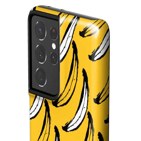 Bouffants and Broken Hearts Bananas Galaxy S21 Ultra 5G Pro Case