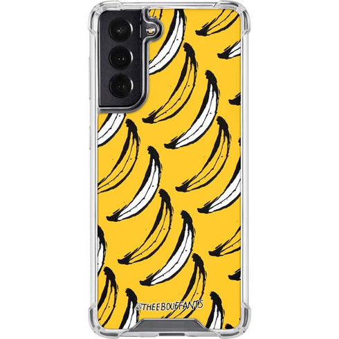 Bouffants and Broken Hearts Bananas Galaxy S22 Clear Case