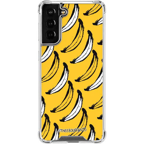Bouffants and Broken Hearts Bananas Galaxy S22 Plus Clear Case