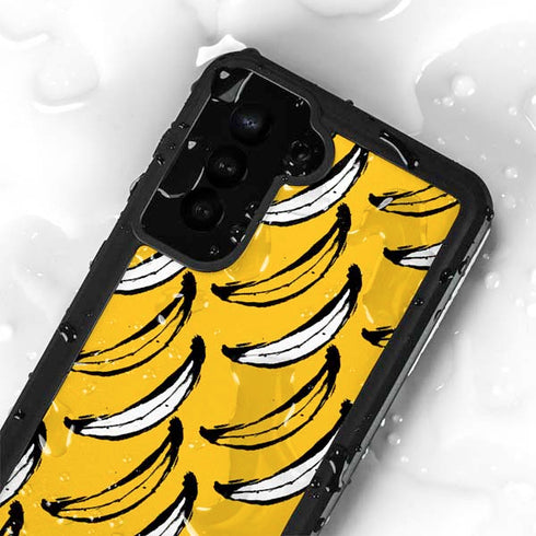 Bouffants and Broken Hearts Bananas Galaxy S23 Plus Waterproof Case