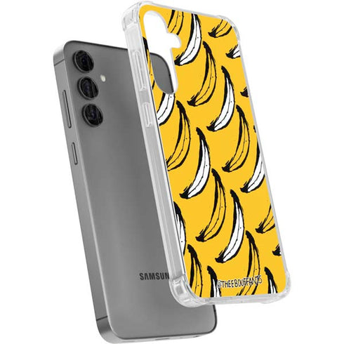 Bouffants and Broken Hearts Bananas Galaxy S24 Plus Clear Case