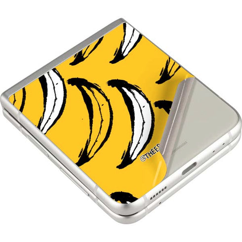 Bouffants and Broken Hearts Bananas Galaxy Z Flip3 5G Skin