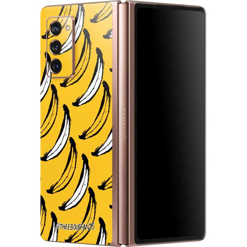 Bouffants and Broken Hearts Bananas Galaxy Z Fold2 5G Skin