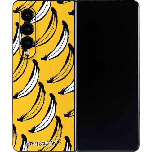 Bouffants and Broken Hearts Bananas Galaxy Z Fold4 5G Skin