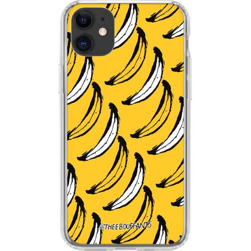 Bouffants and Broken Hearts Bananas iPhone 11 Clear Case