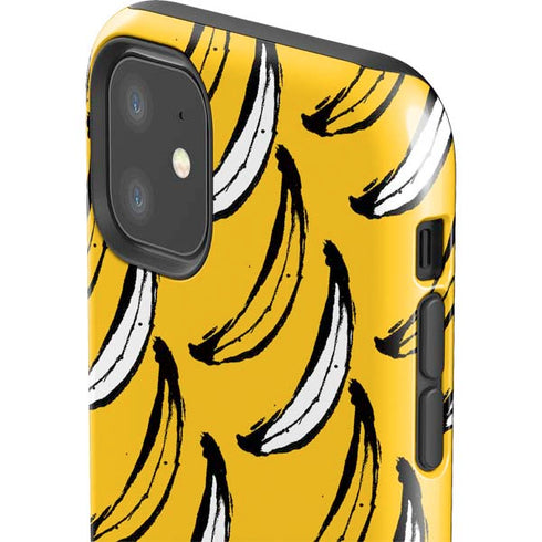 Bouffants and Broken Hearts Bananas iPhone 11 Impact Case