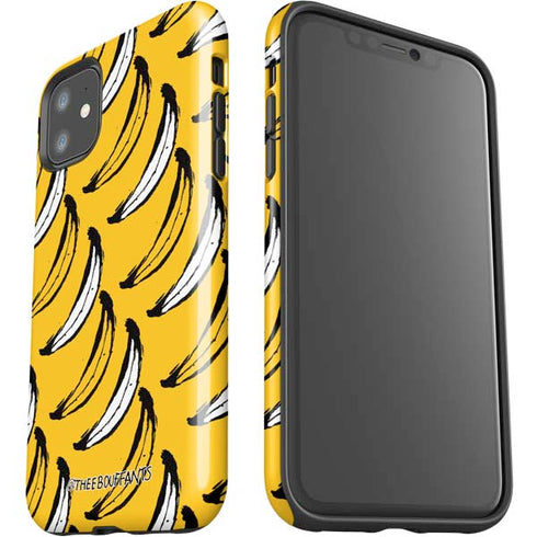 Bouffants and Broken Hearts Bananas iPhone 11 Impact Case