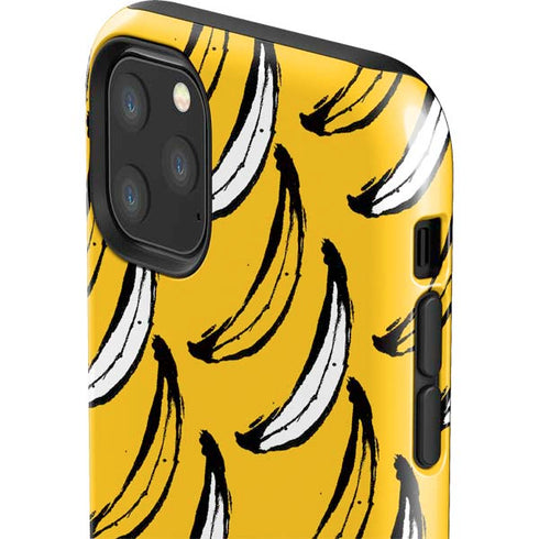 Bouffants and Broken Hearts Bananas iPhone 11 Pro Max Impact Case