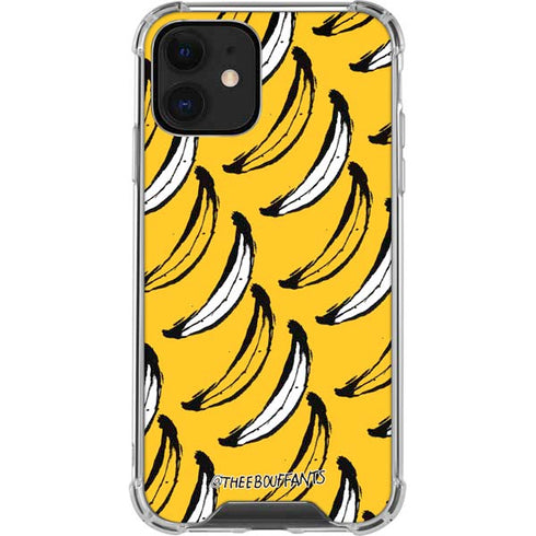 Bouffants and Broken Hearts Bananas iPhone 12 Clear Case