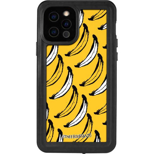 Bouffants and Broken Hearts Bananas iPhone 12 Pro Waterproof Case